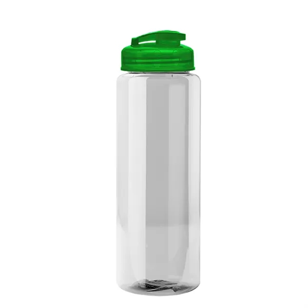 The Guzzler - 32 oz. Transparent Bottle with USA Flip lid... from ASI 40480 Koozie Group