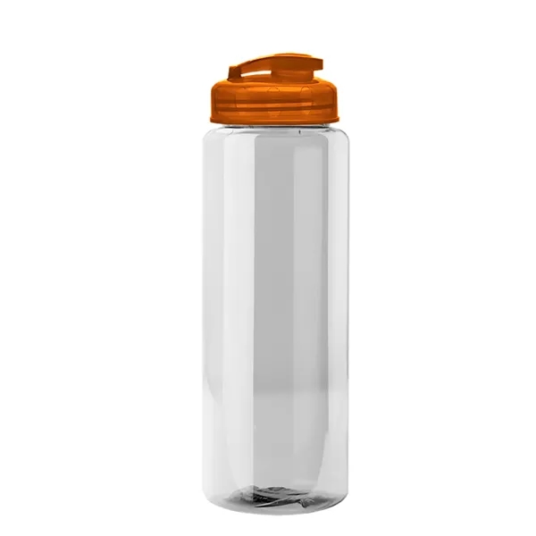 The Guzzler - 32 oz. Transparent Bottle with USA Flip lid... from ASI 40480 Koozie Group