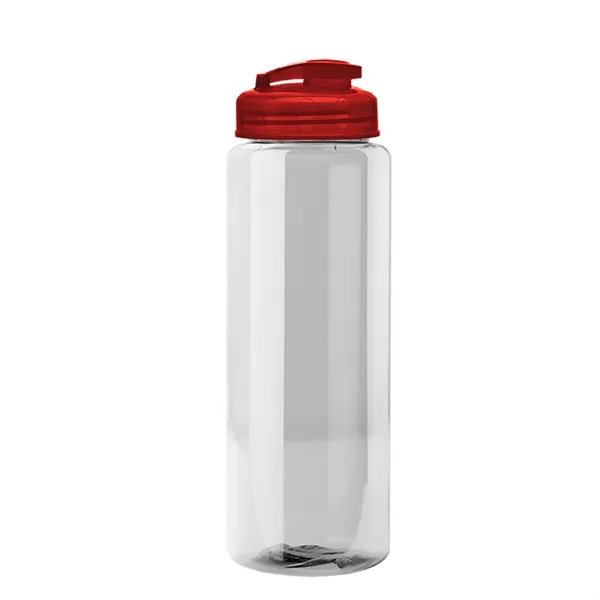 The Guzzler - 32 oz. Transparent Bottle with USA Flip lid... from ASI 40480 Koozie Group