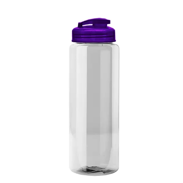 The Guzzler - 32 oz. Transparent Bottle with USA Flip lid... from ASI 40480 Koozie Group