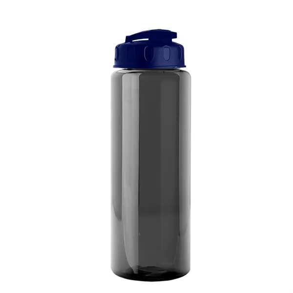 The Guzzler - 32 oz. Transparent Bottle with USA Flip lid... from ASI 40480 Koozie Group