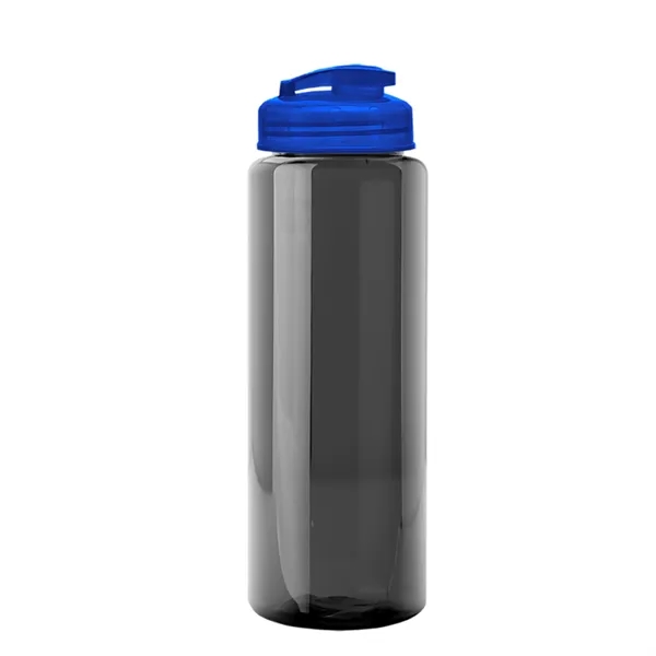 The Guzzler - 32 oz. Transparent Bottle with USA Flip lid... from ASI 40480 Koozie Group