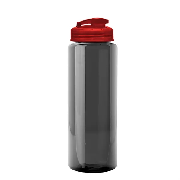 The Guzzler - 32 oz. Transparent Bottle with USA Flip lid... from ASI 40480 Koozie Group