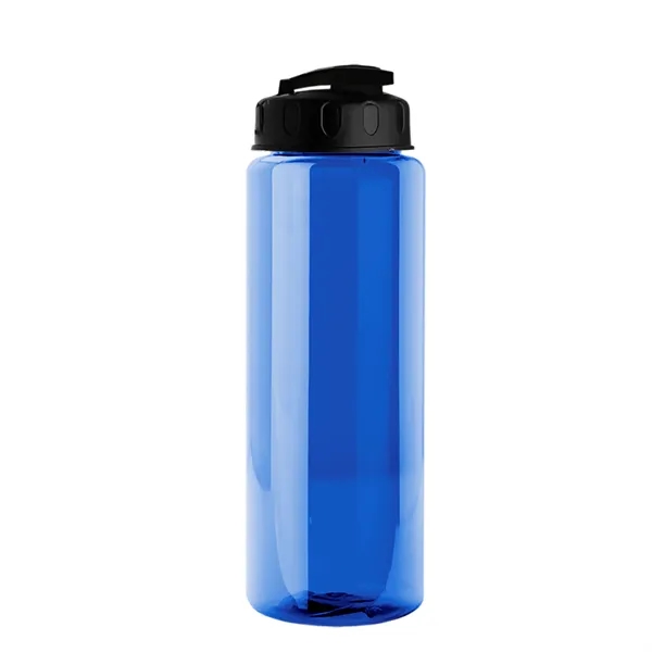 The Guzzler - 32 oz. Transparent Bottle with USA Flip lid... from ASI 40480 Koozie Group