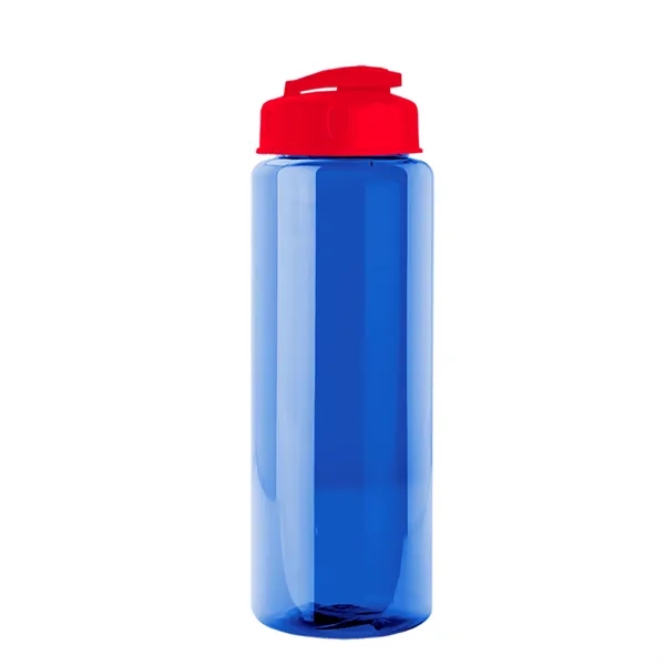 The Guzzler - 32 oz. Transparent Bottle with USA Flip lid... from ASI 40480 Koozie Group