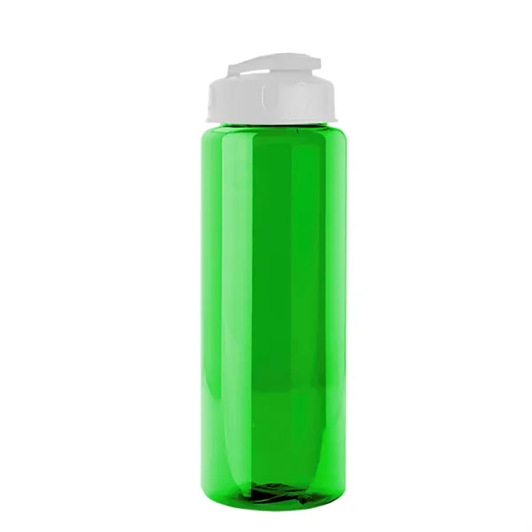 The Guzzler - 32 oz. Transparent Bottle with USA Flip lid... from ASI 40480 Koozie Group
