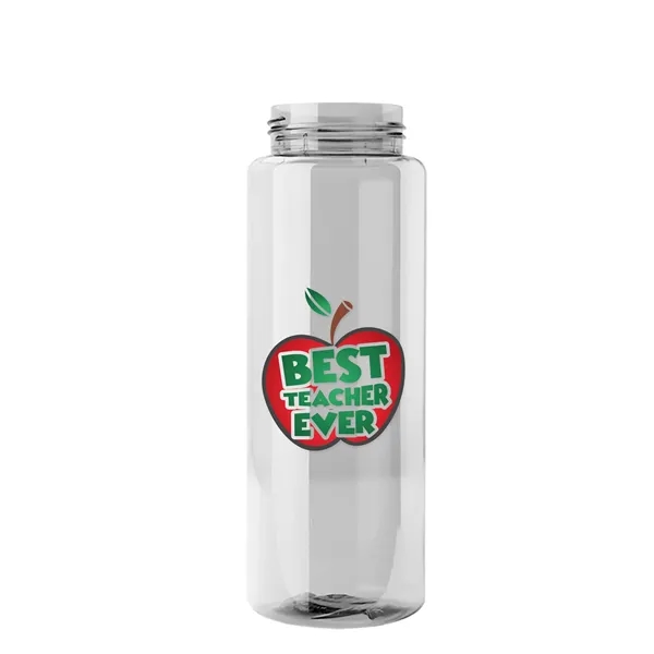 The Guzzler - 32 oz. Transparent Bottle with USA Flip lid... from ASI 40480 Koozie Group