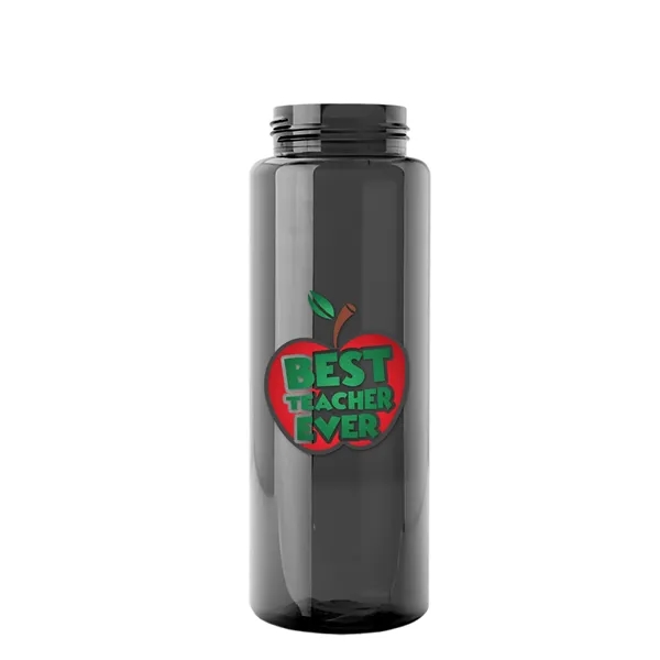 The Guzzler - 32 oz. Transparent Bottle with USA Flip lid... from ASI 40480 Koozie Group