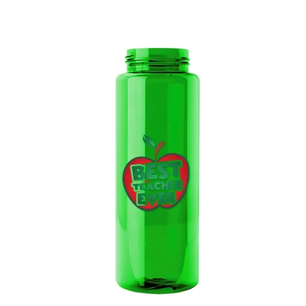The Guzzler - 32 oz. Transparent Bottle with USA Flip lid... from ASI 40480 Koozie Group