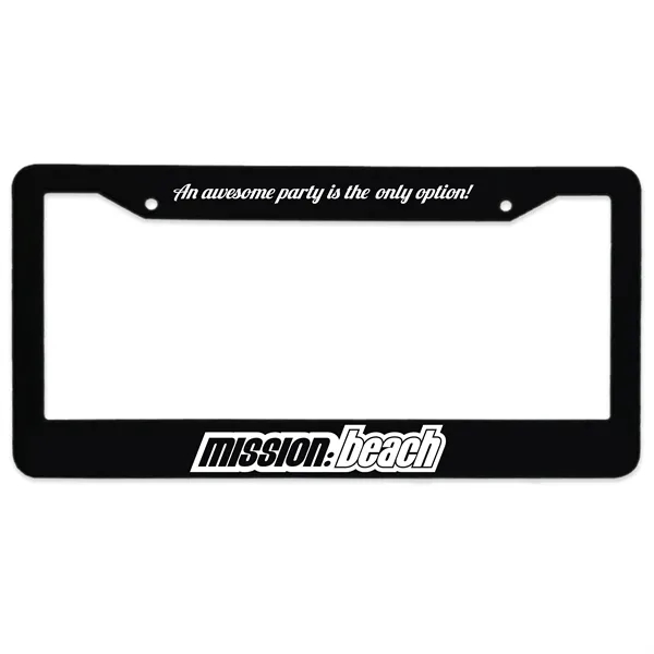 Hi Impact 3-D License Plate Frames.... from ASI 40480 Koozie Group