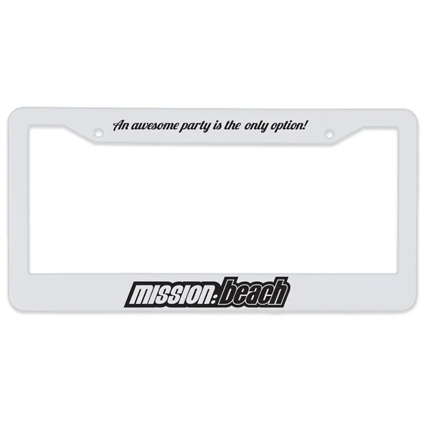 Hi Impact 3-D License Plate Frames.... from ASI 40480 Koozie Group