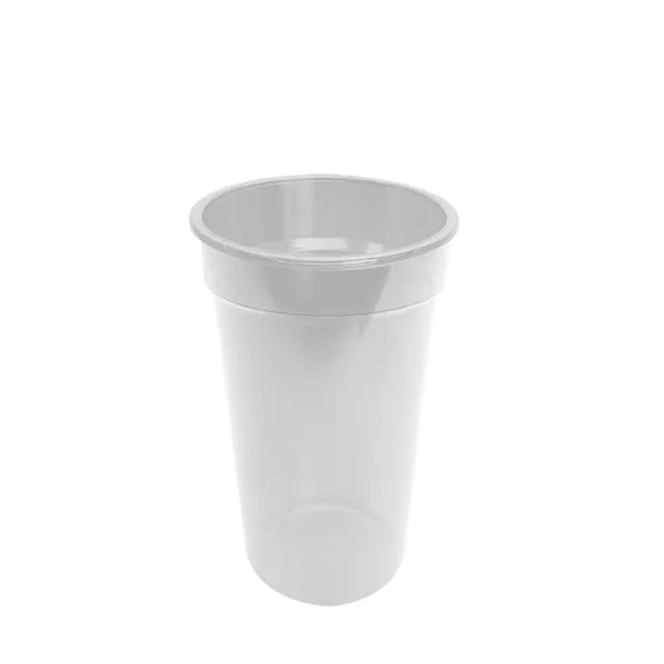 14 oz. Transparent Tumbler with 2-in-1 Flip and Straw lid. Top... from ASI 40480 Koozie Group