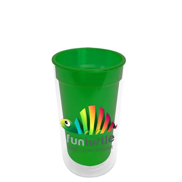 14 oz. Transparent Tumbler with 2-in-1 Flip and Straw lid. Top... from ASI 40480 Koozie Group