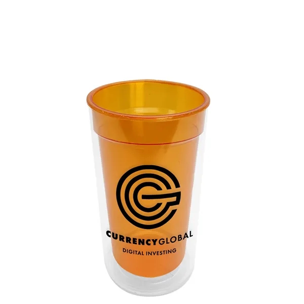 14 oz. Transparent Tumbler with 2-in-1 Flip and Straw lid. Top... from ASI 40480 Koozie Group
