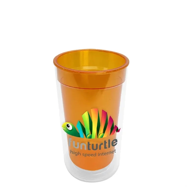 14 oz. Transparent Tumbler with 2-in-1 Flip and Straw lid. Top... from ASI 40480 Koozie Group