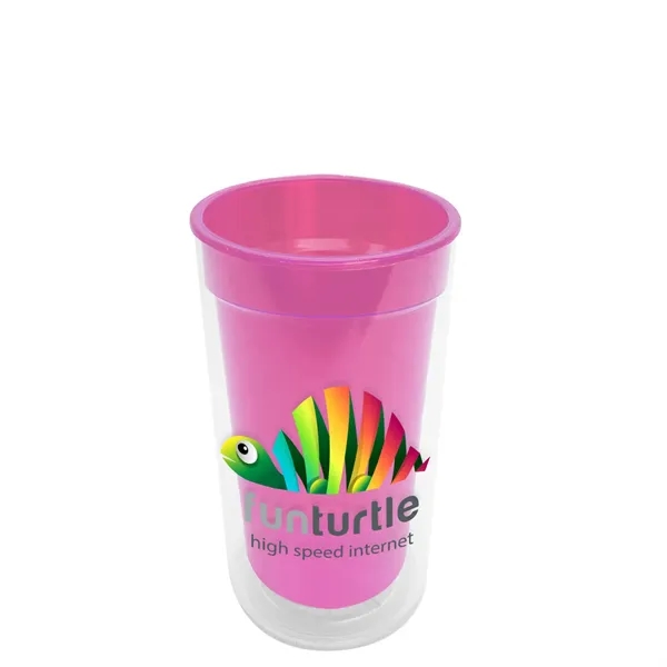 14 oz. Transparent Tumbler with 2-in-1 Flip and Straw lid. Top... from ASI 40480 Koozie Group