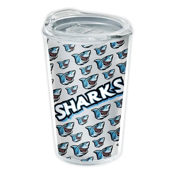 14 oz. Transparent Sentinel Tumbler with Clear Slide-lid and Clear insert.... from ASI 40480 Koozie Group