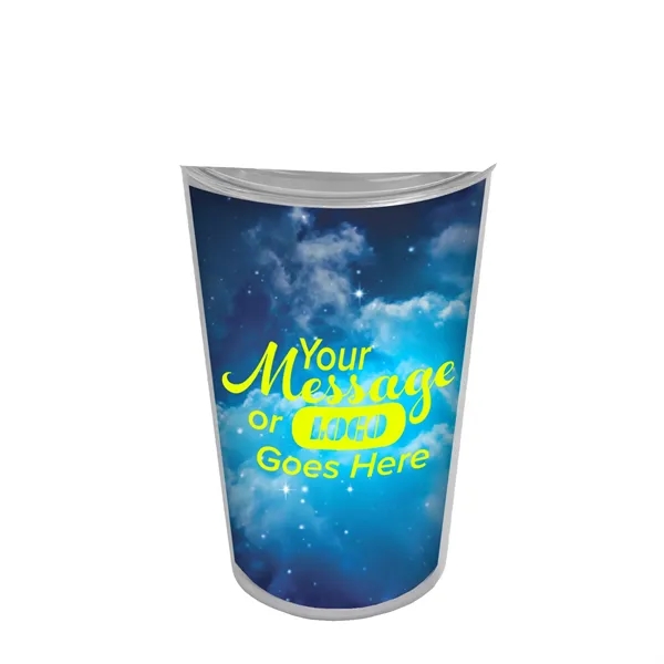 14 oz. Transparent Tumbler with full-color insert and Clear Slide-Lid. Double-Wall... from ASI 40480 Koozie Group