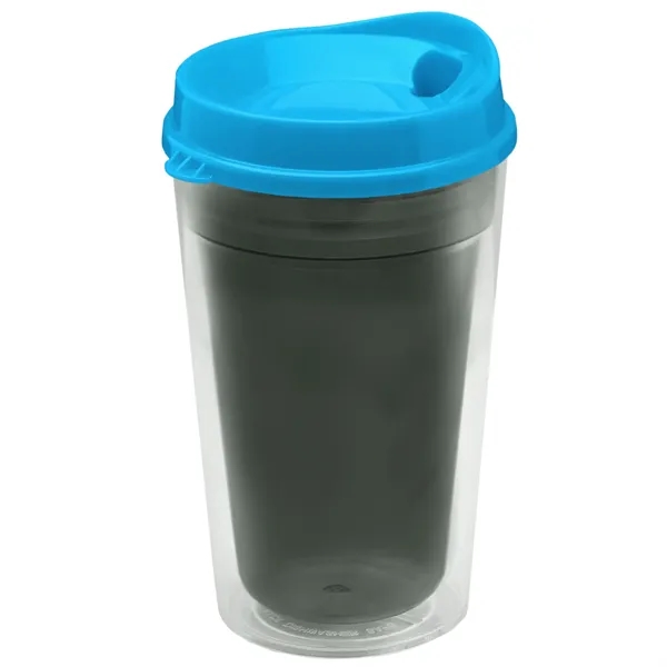 16 oz. Double-Wall Insulated Transparent Tumbler with Auto Sip Lid... from ASI 40480 Koozie Group