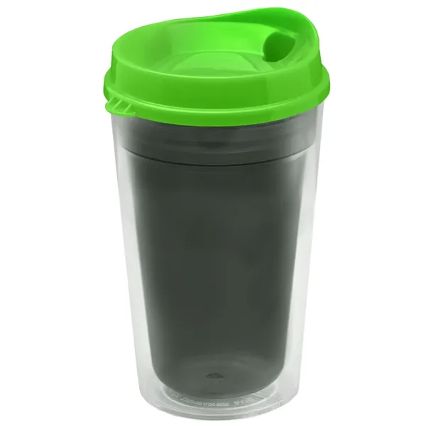 16 oz. Double-Wall Insulated Transparent Tumbler with Auto Sip Lid... from ASI 40480 Koozie Group