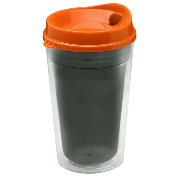 16 oz. Double-Wall Insulated Transparent Tumbler with Auto Sip Lid... from ASI 40480 Koozie Group