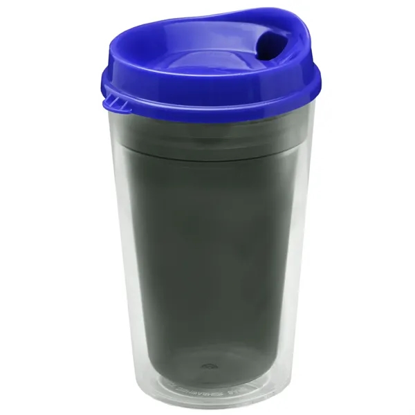 16 oz. Double-Wall Insulated Transparent Tumbler with Auto Sip Lid... from ASI 40480 Koozie Group