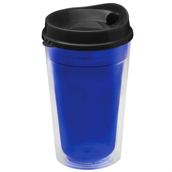16 oz. Double-Wall Insulated Transparent Tumbler with Auto Sip Lid... from ASI 40480 Koozie Group