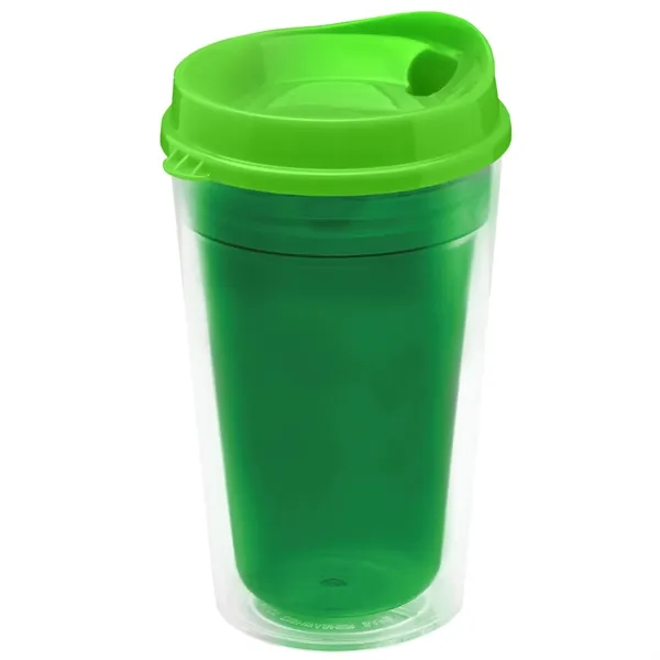 16 oz. Double-Wall Insulated Transparent Tumbler with Auto Sip Lid... from ASI 40480 Koozie Group