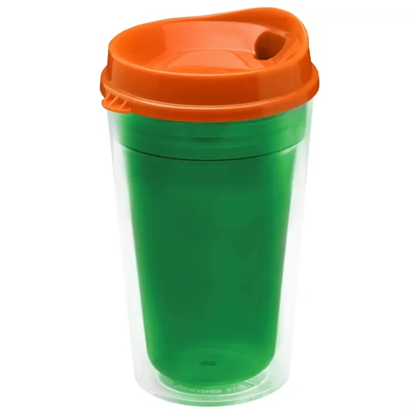16 oz. Double-Wall Insulated Transparent Tumbler with Auto Sip Lid... from ASI 40480 Koozie Group