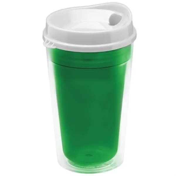 16 oz. Double-Wall Insulated Transparent Tumbler with Auto Sip Lid... from ASI 40480 Koozie Group