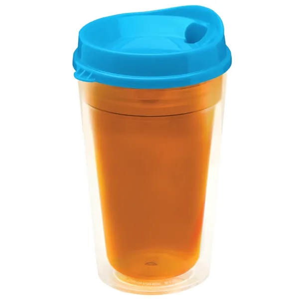 16 oz. Double-Wall Insulated Transparent Tumbler with Auto Sip Lid... from ASI 40480 Koozie Group