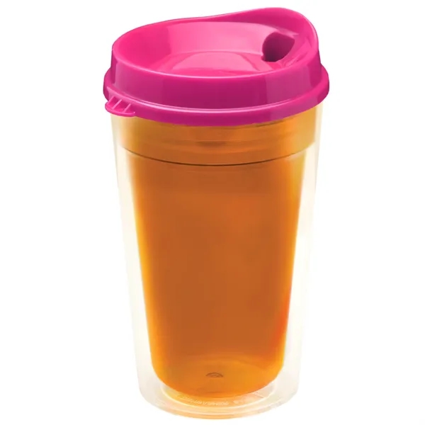 16 oz. Double-Wall Insulated Transparent Tumbler with Auto Sip Lid... from ASI 40480 Koozie Group