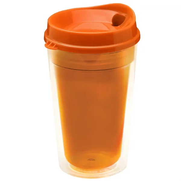 16 oz. Double-Wall Insulated Transparent Tumbler with Auto Sip Lid... from ASI 40480 Koozie Group
