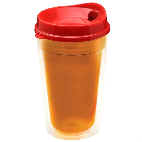 16 oz. Double-Wall Insulated Transparent Tumbler with Auto Sip Lid... from ASI 40480 Koozie Group