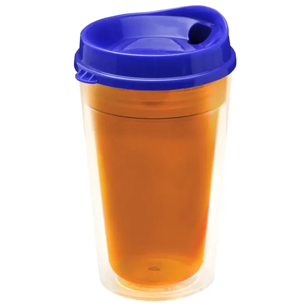 16 oz. Double-Wall Insulated Transparent Tumbler with Auto Sip Lid... from ASI 40480 Koozie Group