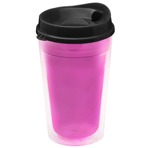 16 oz. Double-Wall Insulated Transparent Tumbler with Auto Sip Lid... from ASI 40480 Koozie Group