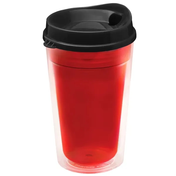 16 oz. Double-Wall Insulated Transparent Tumbler with Auto Sip Lid... from ASI 40480 Koozie Group