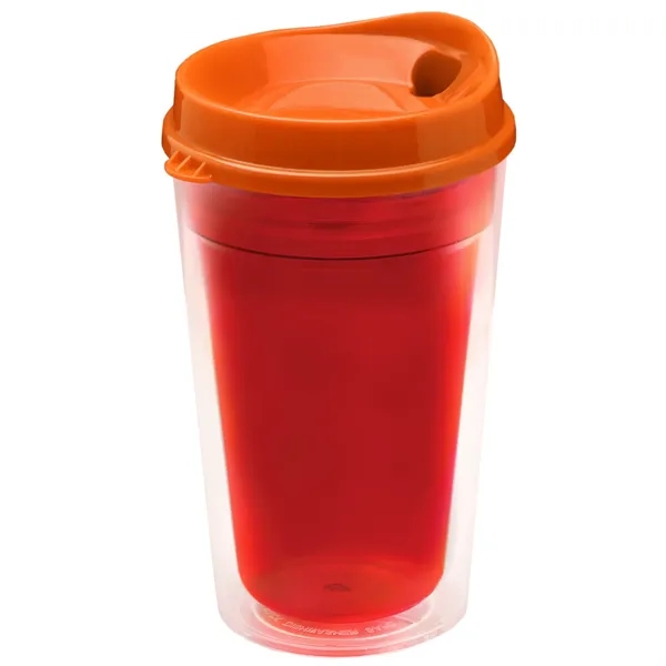 16 oz. Double-Wall Insulated Transparent Tumbler with Auto Sip Lid... from ASI 40480 Koozie Group