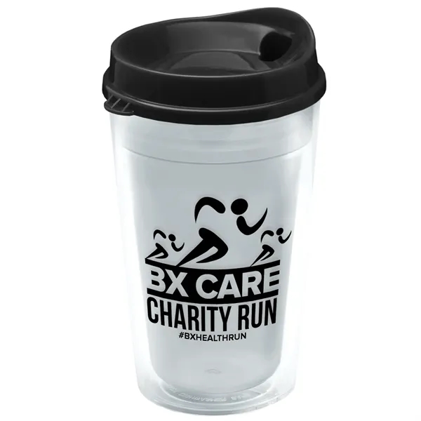 16 oz. Double-Wall Insulated Transparent Tumbler with Auto Sip Lid... from ASI 40480 Koozie Group