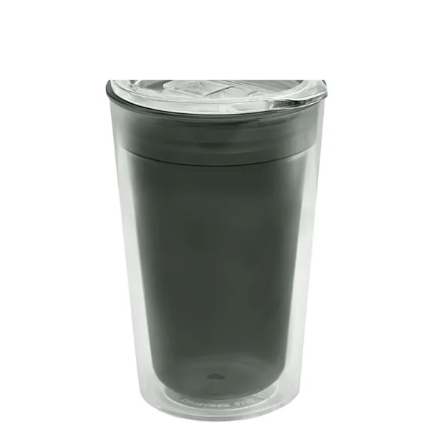 16 oz. Double-Wall Insulated Transparent Tumbler with Auto Sip Lid... from ASI 40480 Koozie Group