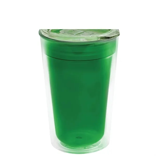 16 oz. Double-Wall Insulated Transparent Tumbler with Auto Sip Lid... from ASI 40480 Koozie Group