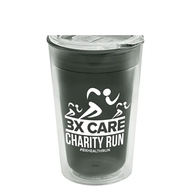 16 oz. Double-Wall Insulated Transparent Tumbler with Auto Sip Lid... from ASI 40480 Koozie Group