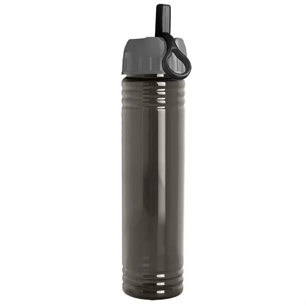 32 oz. Transparent Bottle with Ring Straw lid. Slim Cylinder Design... from ASI 40480 Koozie Group