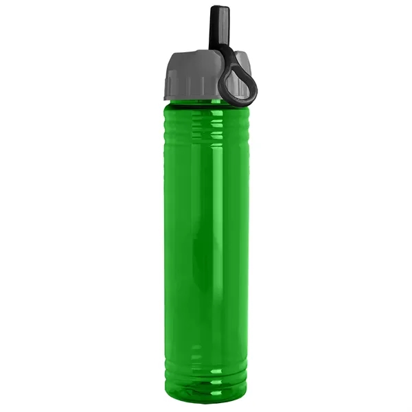 32 oz. Transparent Bottle with Ring Straw lid. Slim Cylinder Design... from ASI 40480 Koozie Group