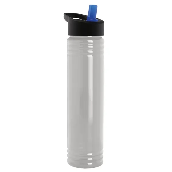 32 oz. Transparent Bottle with Flip Straw lid. Slim Cylinder Design... from ASI 40480 Koozie Group
