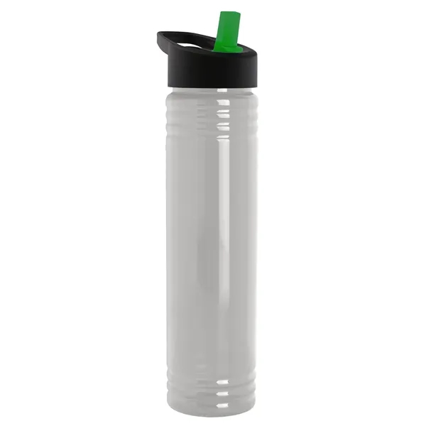 32 oz. Transparent Bottle with Flip Straw lid. Slim Cylinder Design... from ASI 40480 Koozie Group