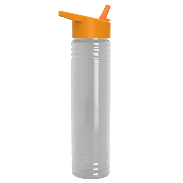 32 oz. Transparent Bottle with Flip Straw lid. Slim Cylinder Design... from ASI 40480 Koozie Group
