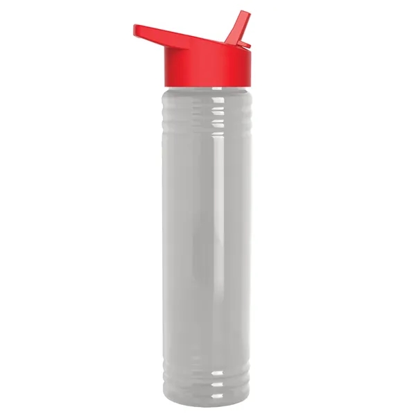 32 oz. Transparent Bottle with Flip Straw lid. Slim Cylinder Design... from ASI 40480 Koozie Group