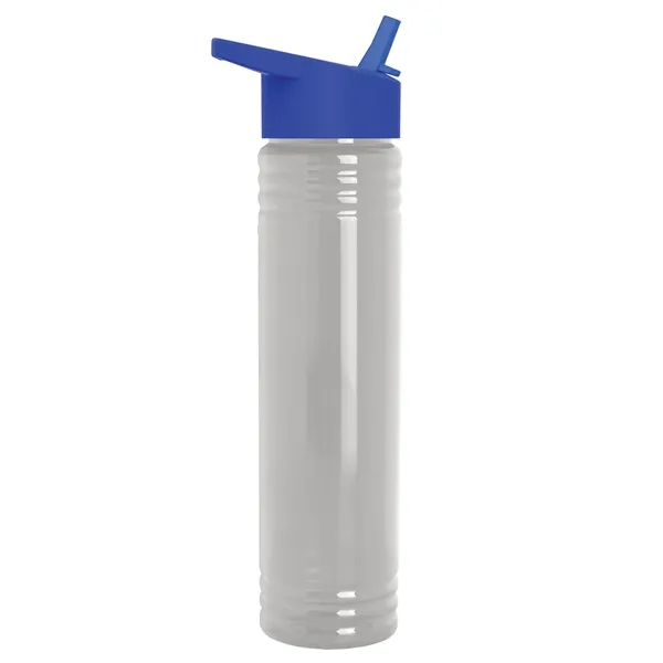 32 oz. Transparent Bottle with Flip Straw lid. Slim Cylinder Design... from ASI 40480 Koozie Group