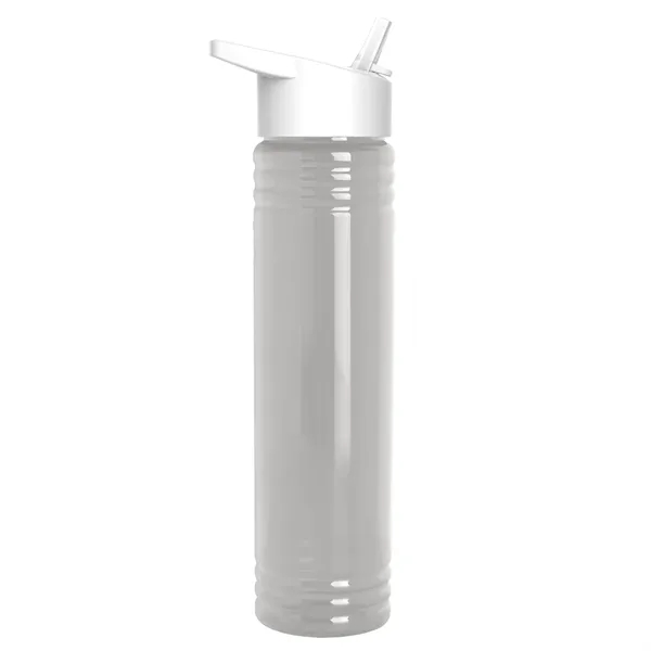 32 oz. Transparent Bottle with Flip Straw lid. Slim Cylinder Design... from ASI 40480 Koozie Group